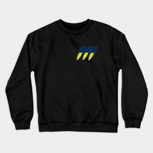 Hearts with ukranian colours (3) Crewneck Sweatshirt